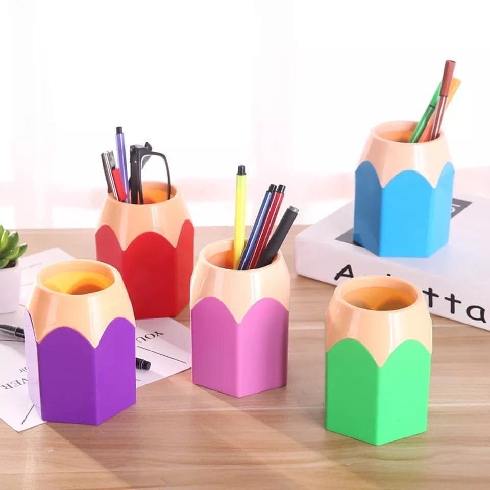 Creative Pencil Shape Vase, Pencil Shaped Pen Holder, Pencil Tip Design Pen Cup, Creative Pen Pencil Container, Container for Desk Accessories Creative Pencil Shape Vase, Pencil Shaped Pen Holder, Pencil Tip Design Pen Cup, Creative Pen Pencil Container, Container for Desk Accessories